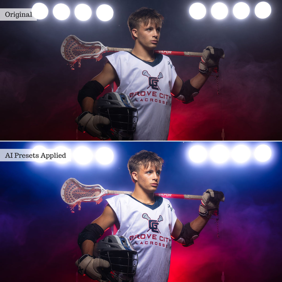 Multi-Sport AI Adaptive Retouch Toolkit Lightroom Presets – Desktop & Mobile