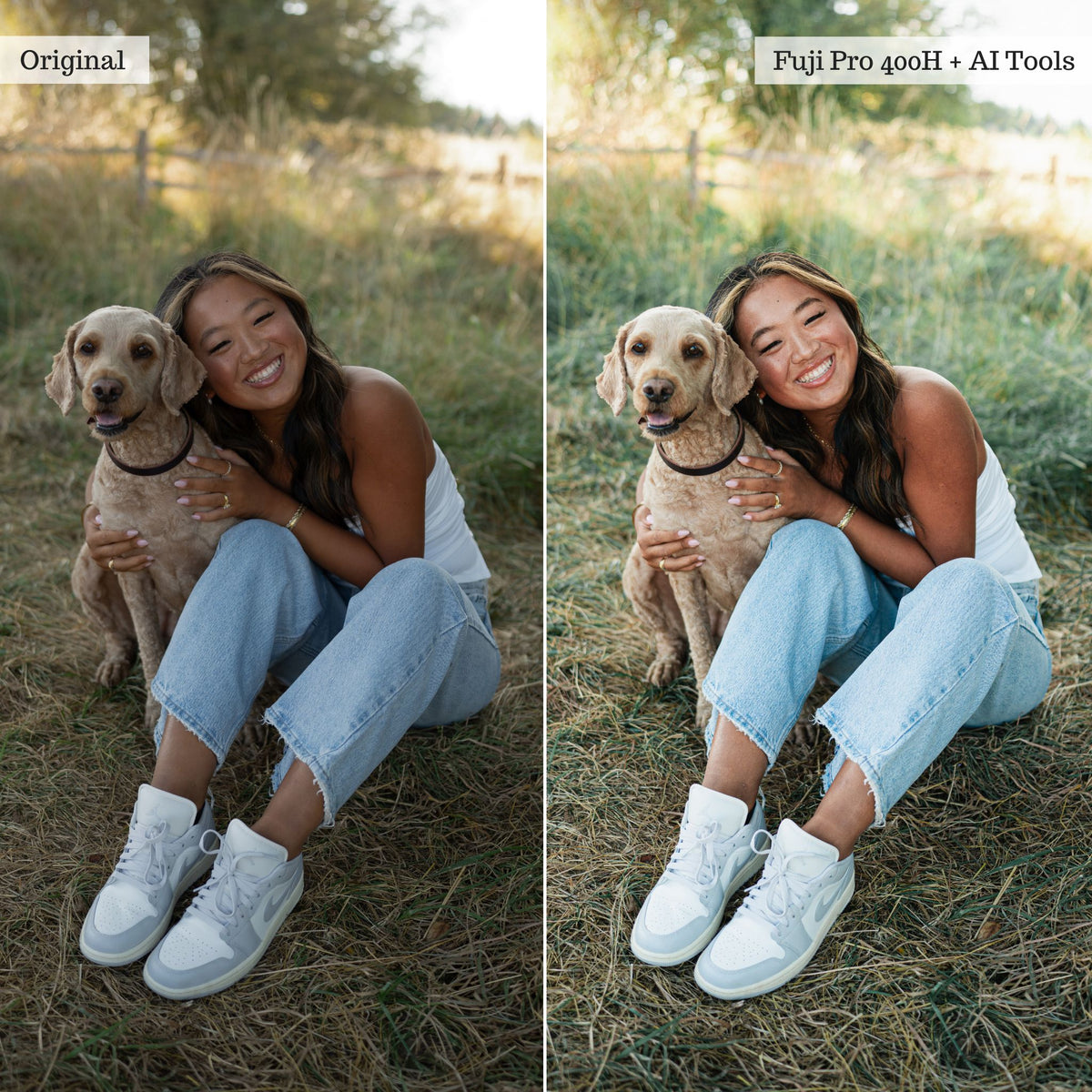 Luxe Senior Portraits Lightroom Presets & AI Tools – Desktop & Mobile