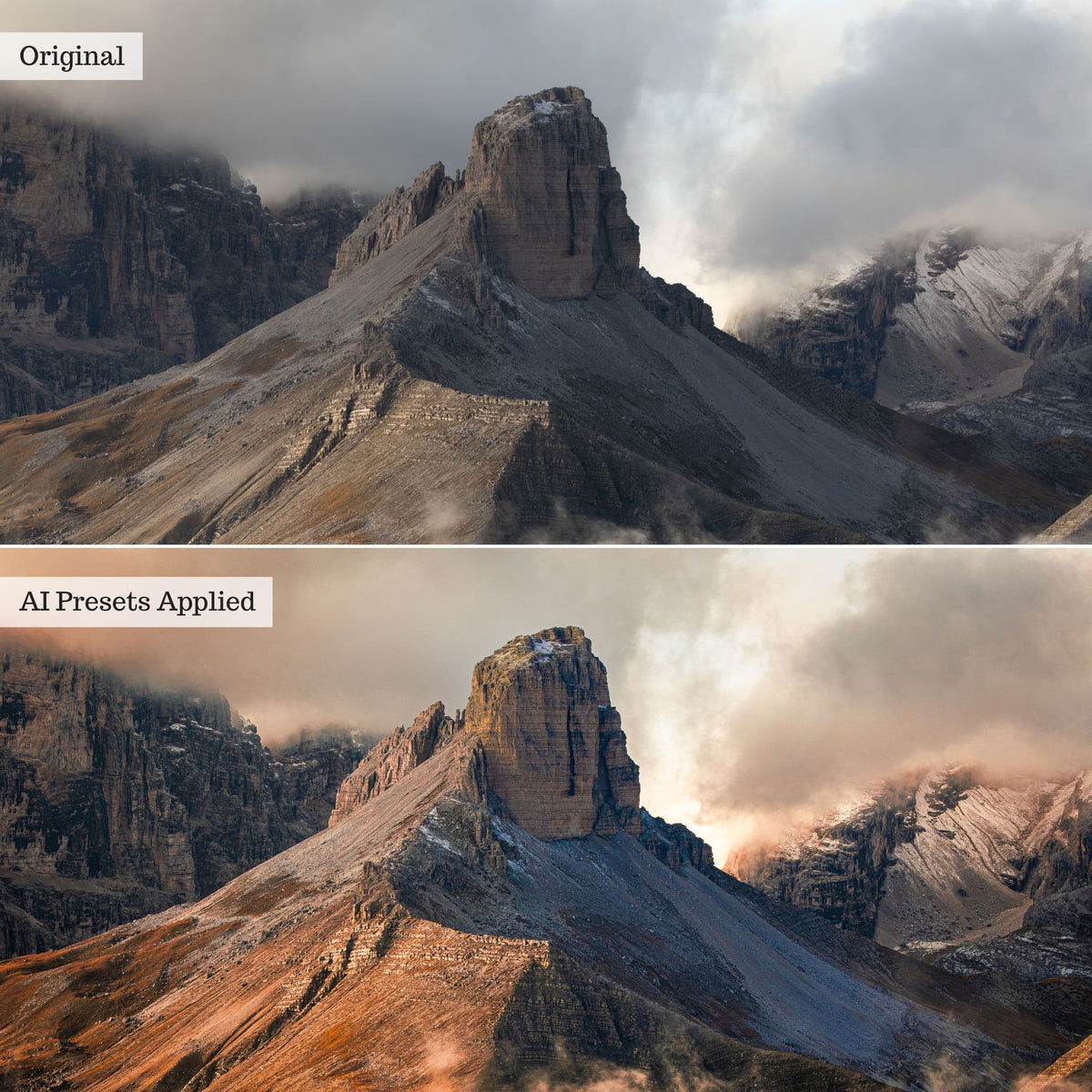 Landscape, Wildlife & Animals AI Adaptive Retouch Toolkit Lightroom Presets – Desktop & Mobile