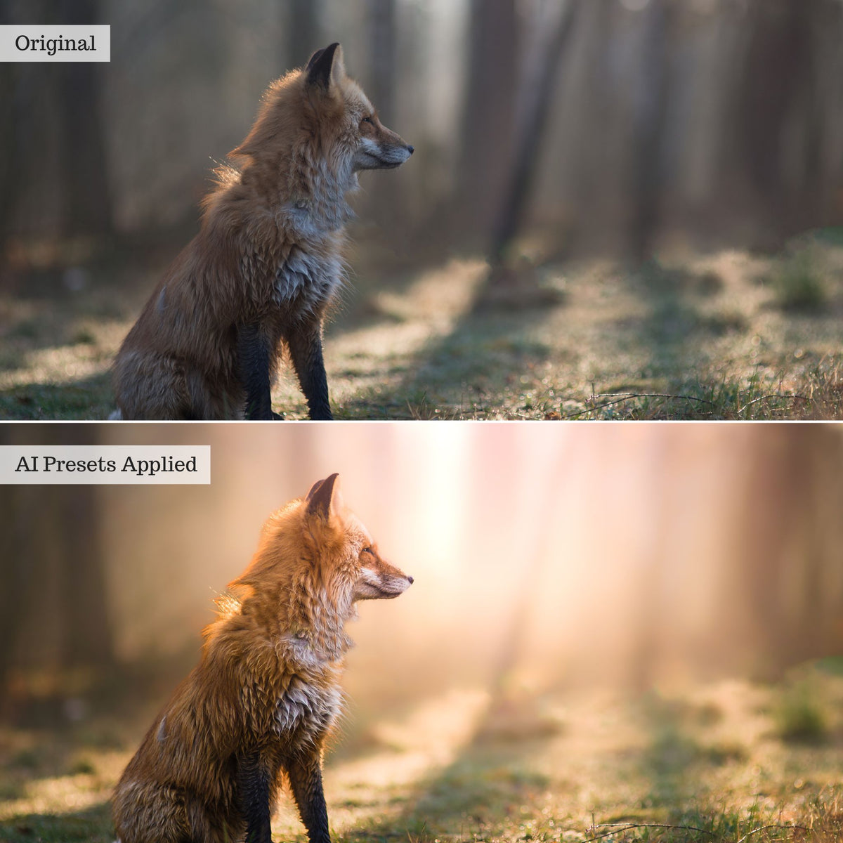 Landscape, Wildlife & Animals AI Adaptive Retouch Toolkit Lightroom Presets – Desktop & Mobile