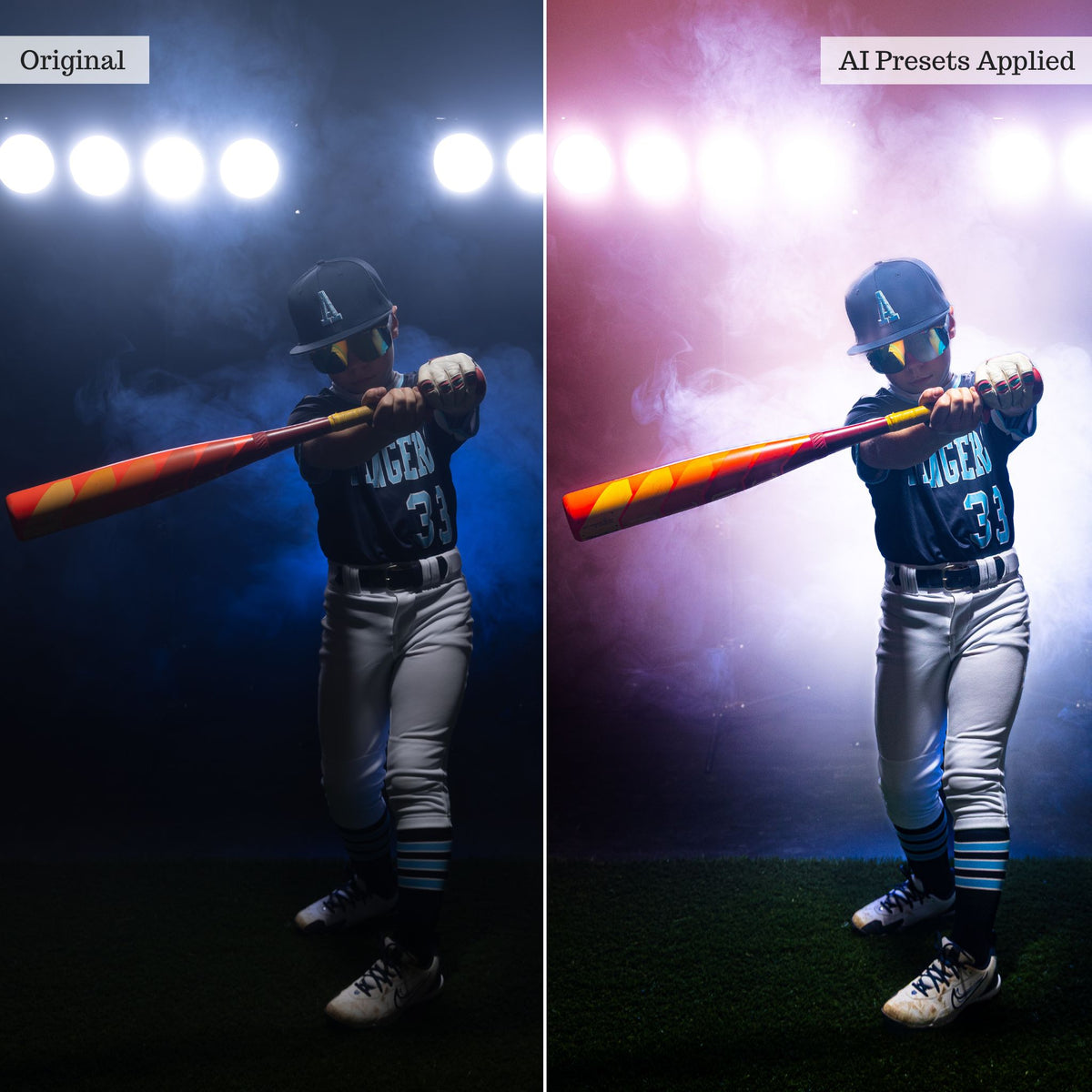 Multi-Sport AI Adaptive Retouch Toolkit Lightroom Presets – Desktop & Mobile