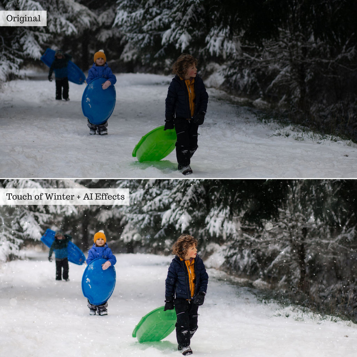 Snow Days Winter Lightroom Presets & AI Tools – Desktop & Mobile