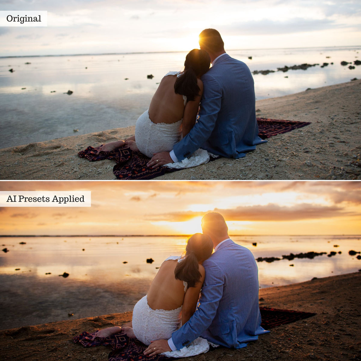 Luxe Wedding Pro AI Adaptive Retouch Toolkit Lightroom Presets – Desktop & Mobile