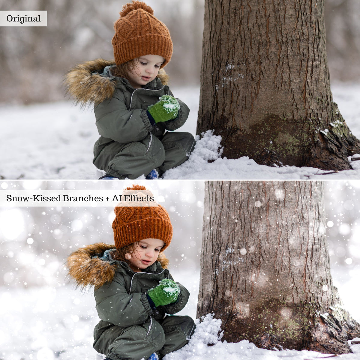 Snow Days Winter Lightroom Presets & AI Tools – Desktop & Mobile