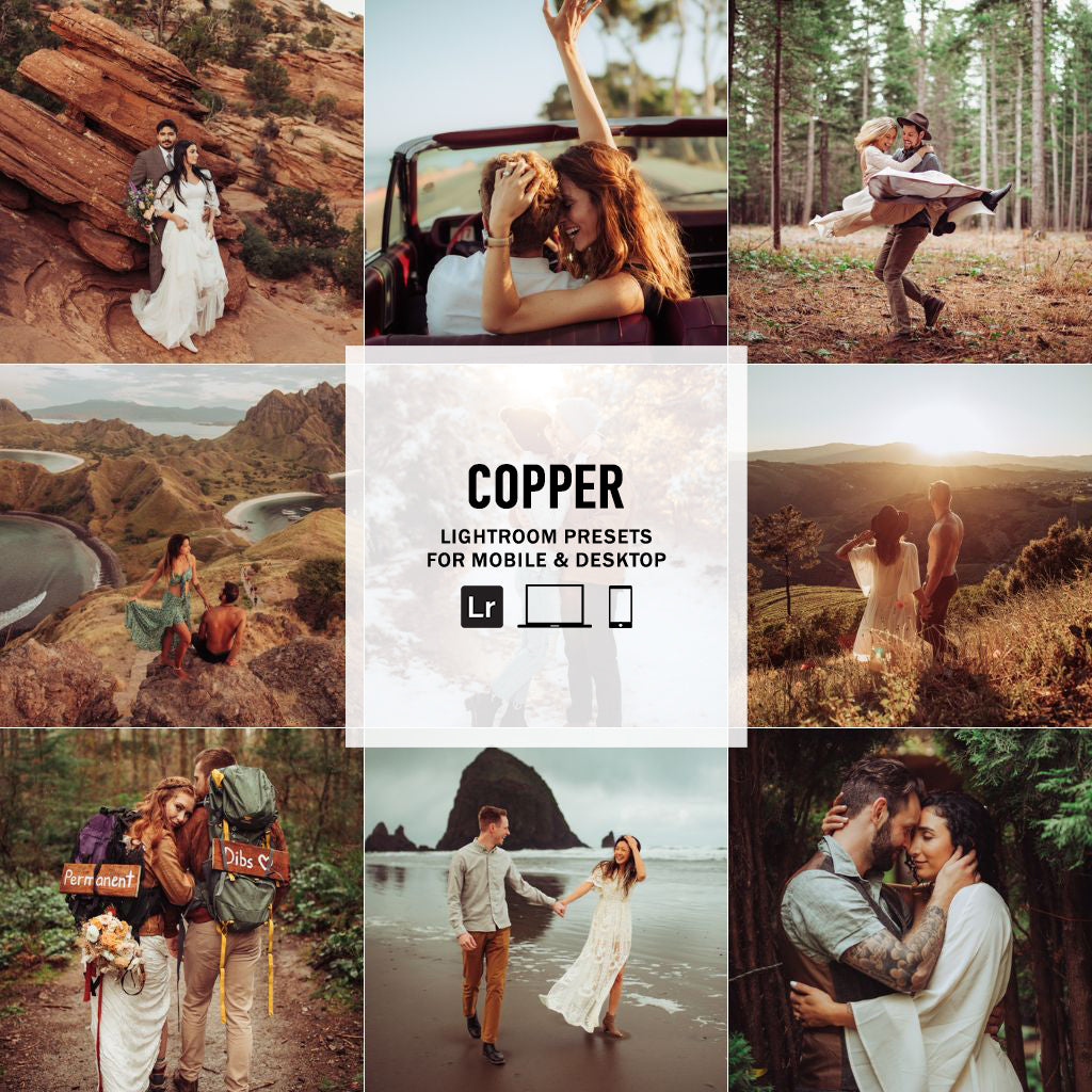 Copper - Single Color Palette Lightroom Presets & AI Tools