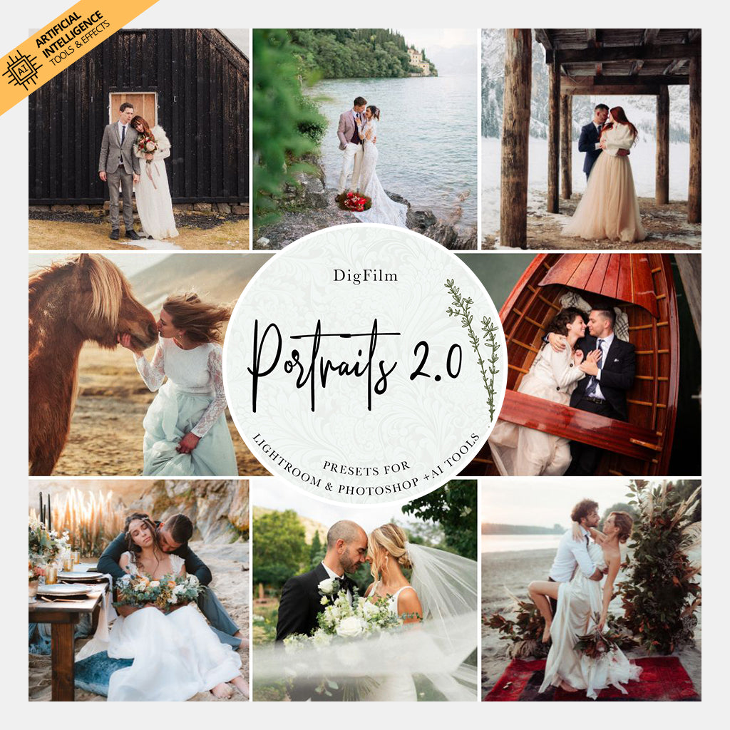 DigiFilm | Portraits 2.0 Lightroom Presets & AI Tools
