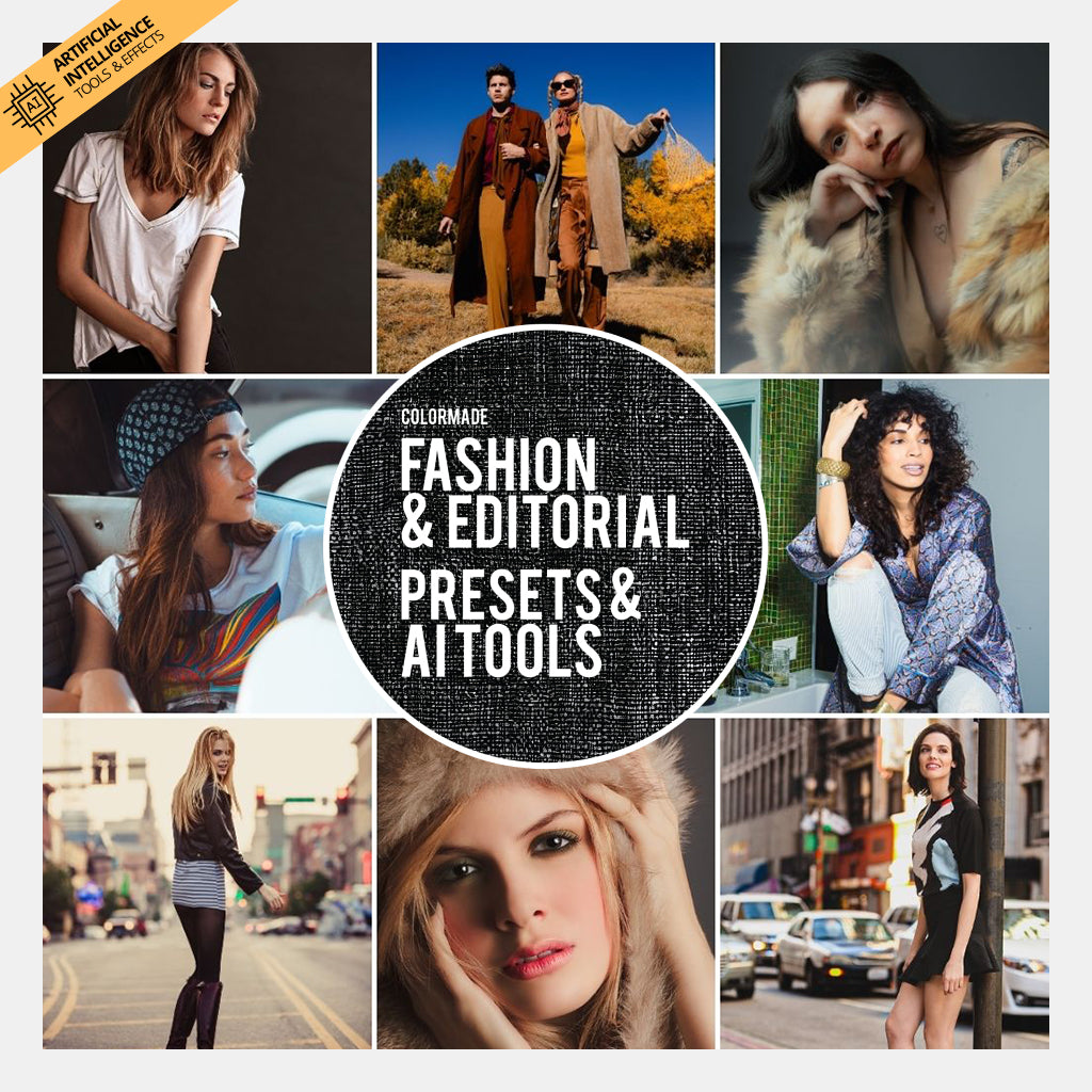 Fashion & Editorial Lightroom Presets & AI Tools