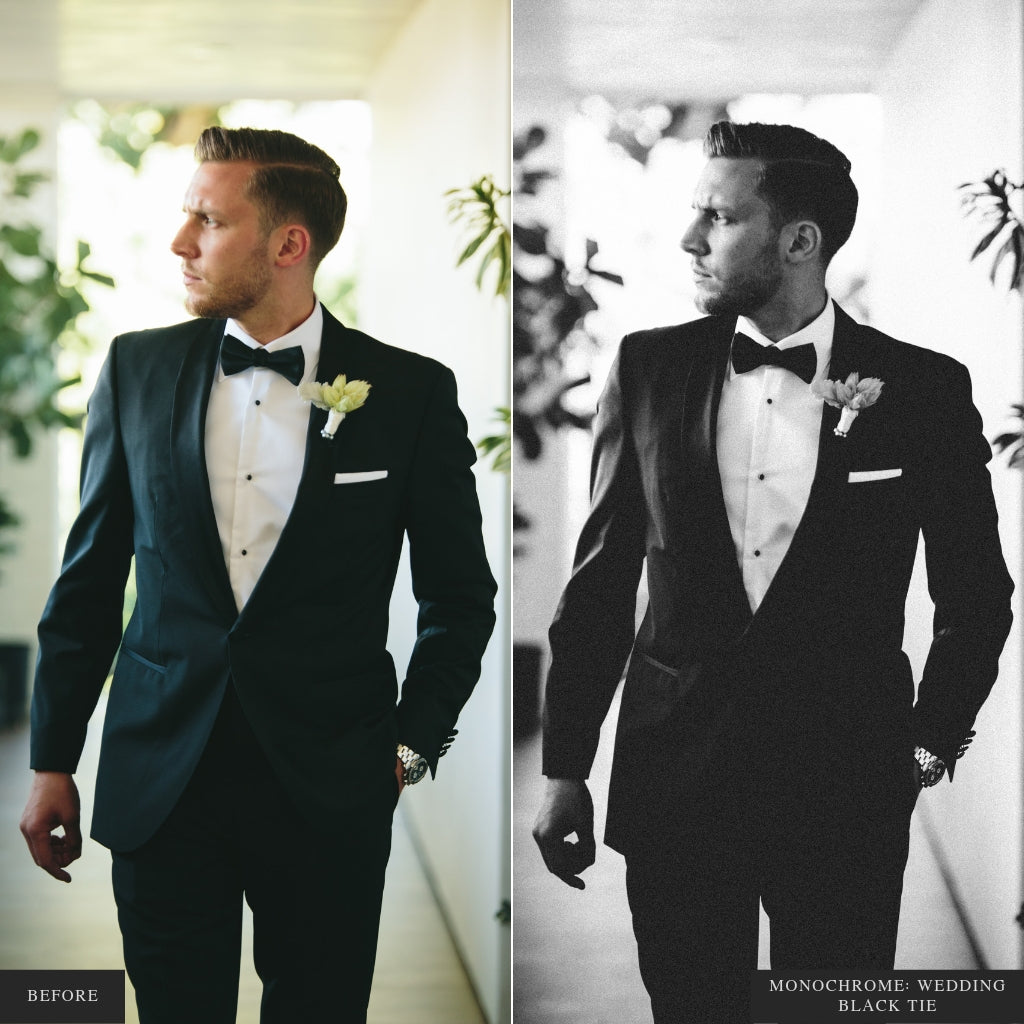 Monochrome Lightroom Presets for Mobile & Desktop