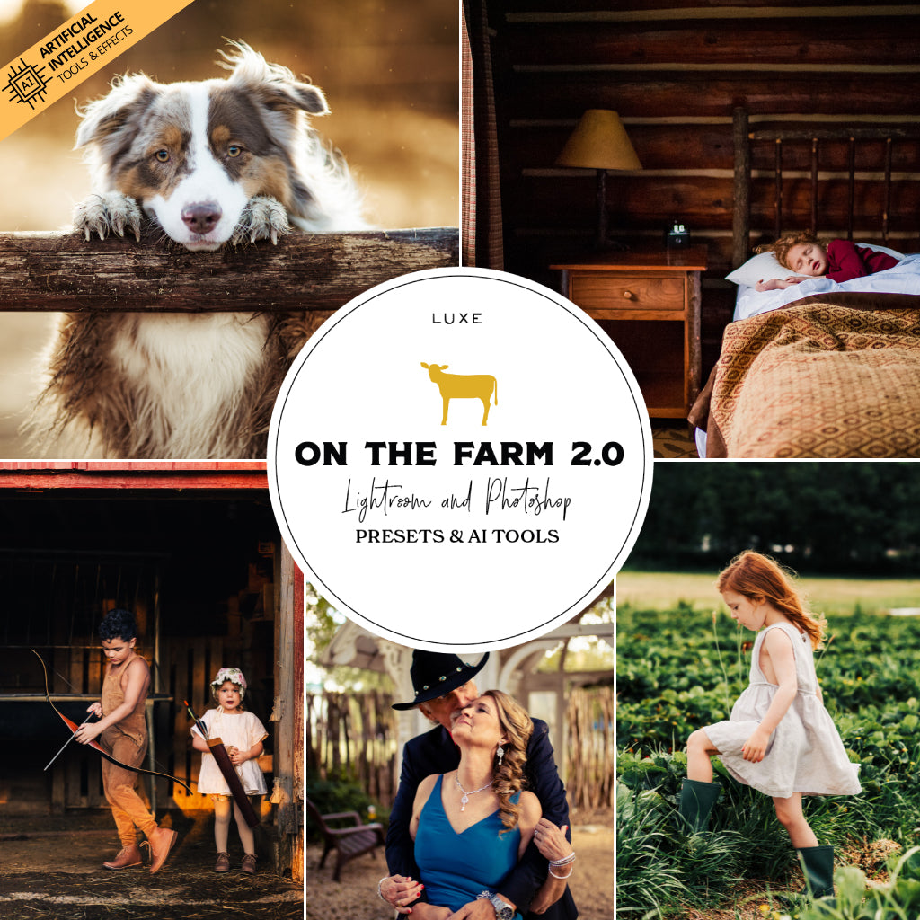 On the Farm 2.0 Lightroom Presets & AI Tools– Desktop & Mobile