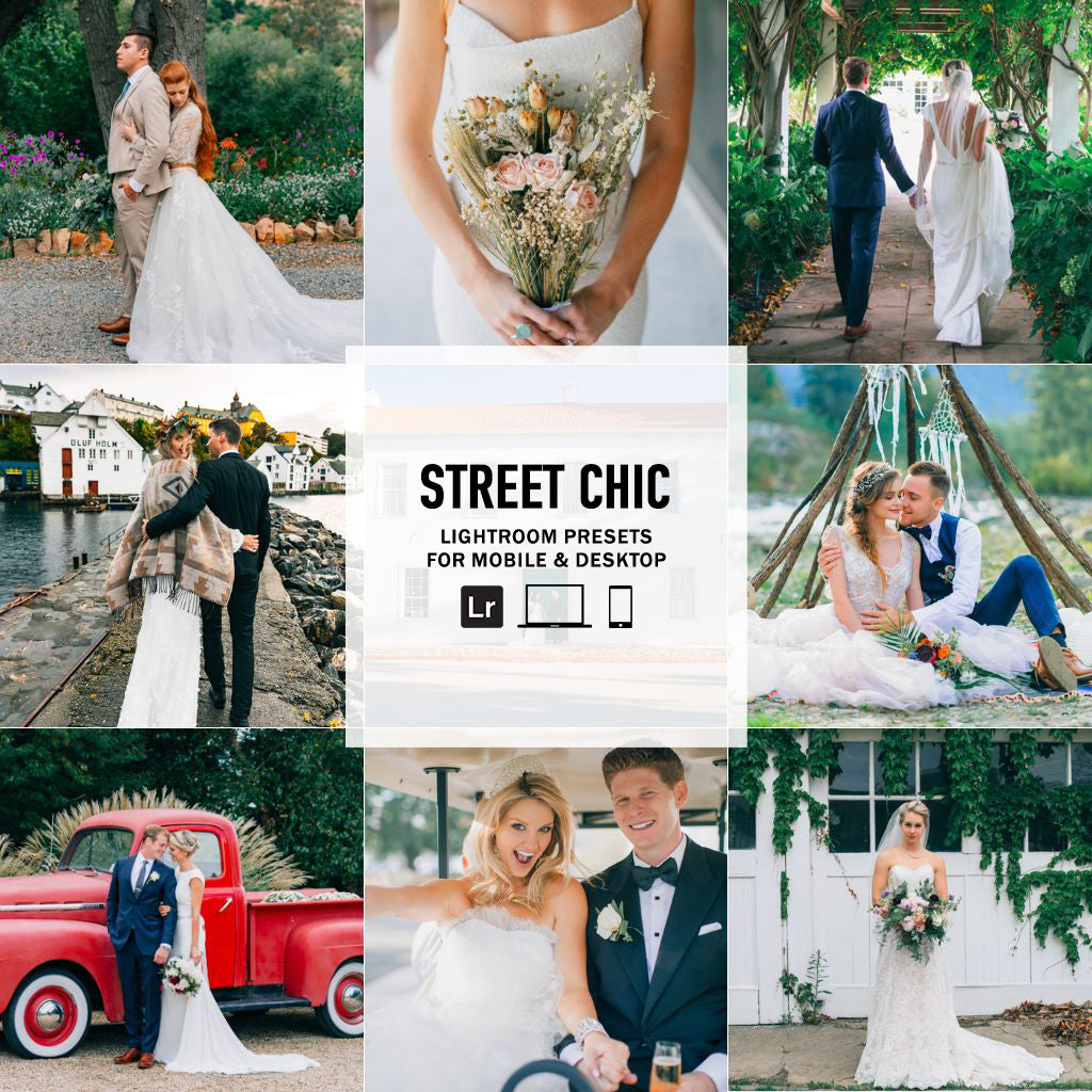 Street Chic - Single Color Palette Lightroom Presets & AI Tools