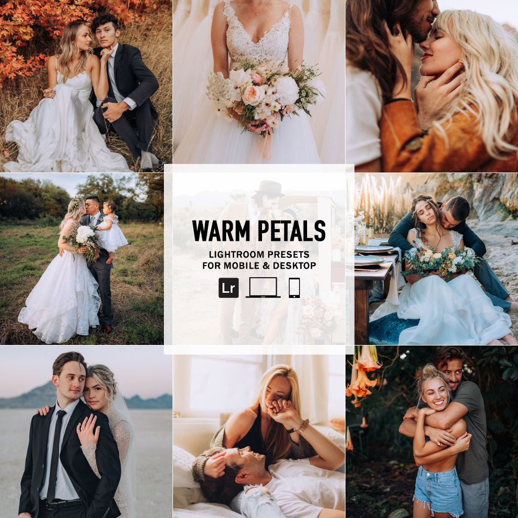 Warm Petals - Single Color Palette Lightroom Presets & AI Tools