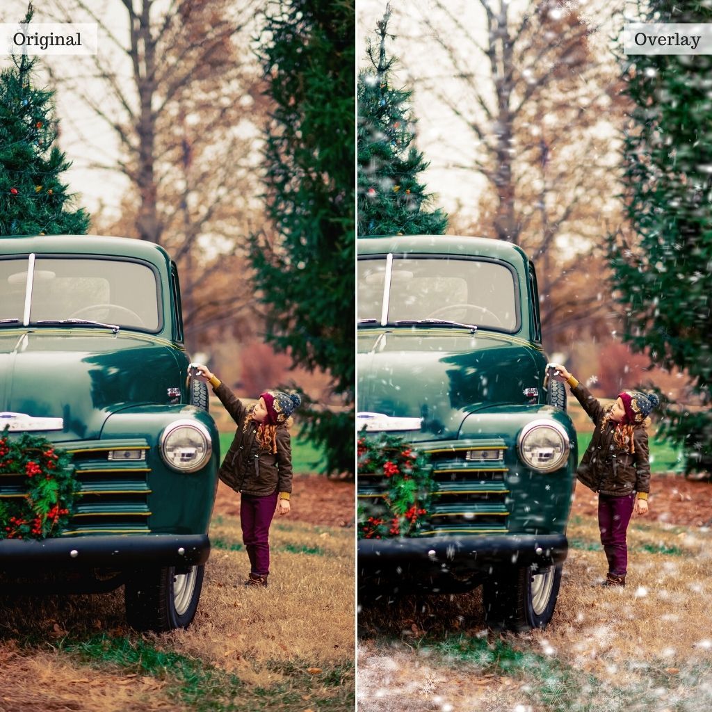 Snow Overlays – Photoshop & More