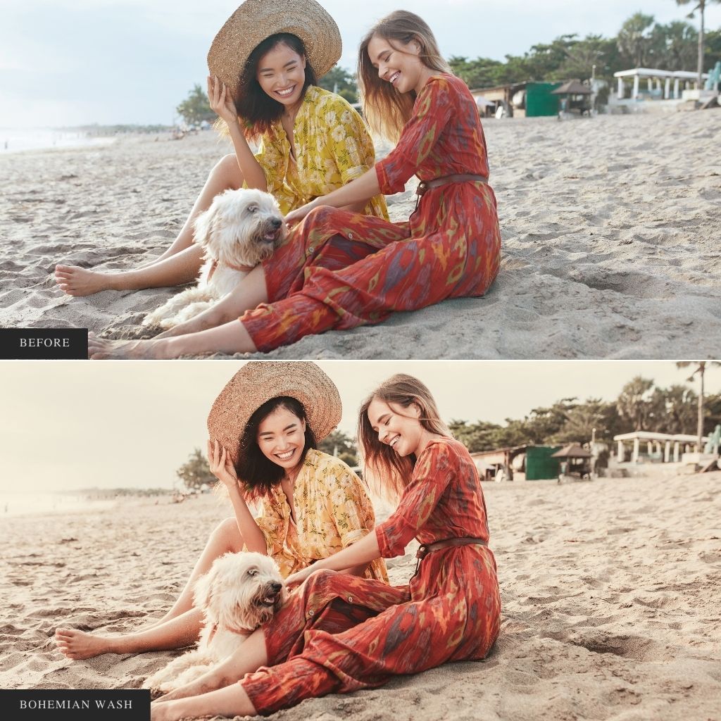 Bohemian Wash Instagram Presets for Lightroom Mobile & Desktop
