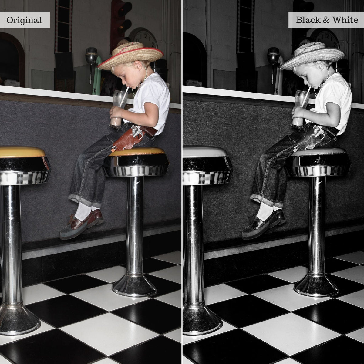 Black & White Instagram Presets for Lightroom Mobile & Desktop