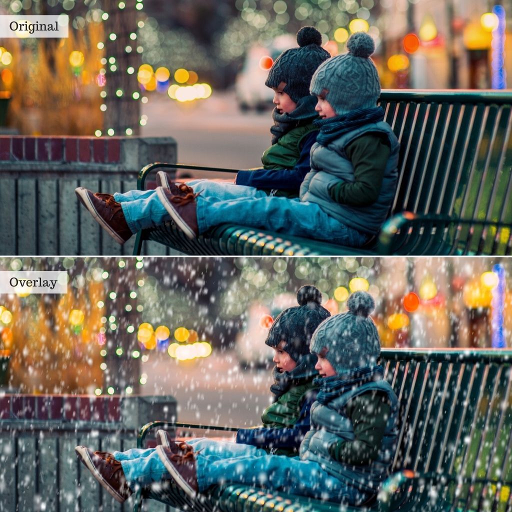 Snow Overlays – Photoshop & More