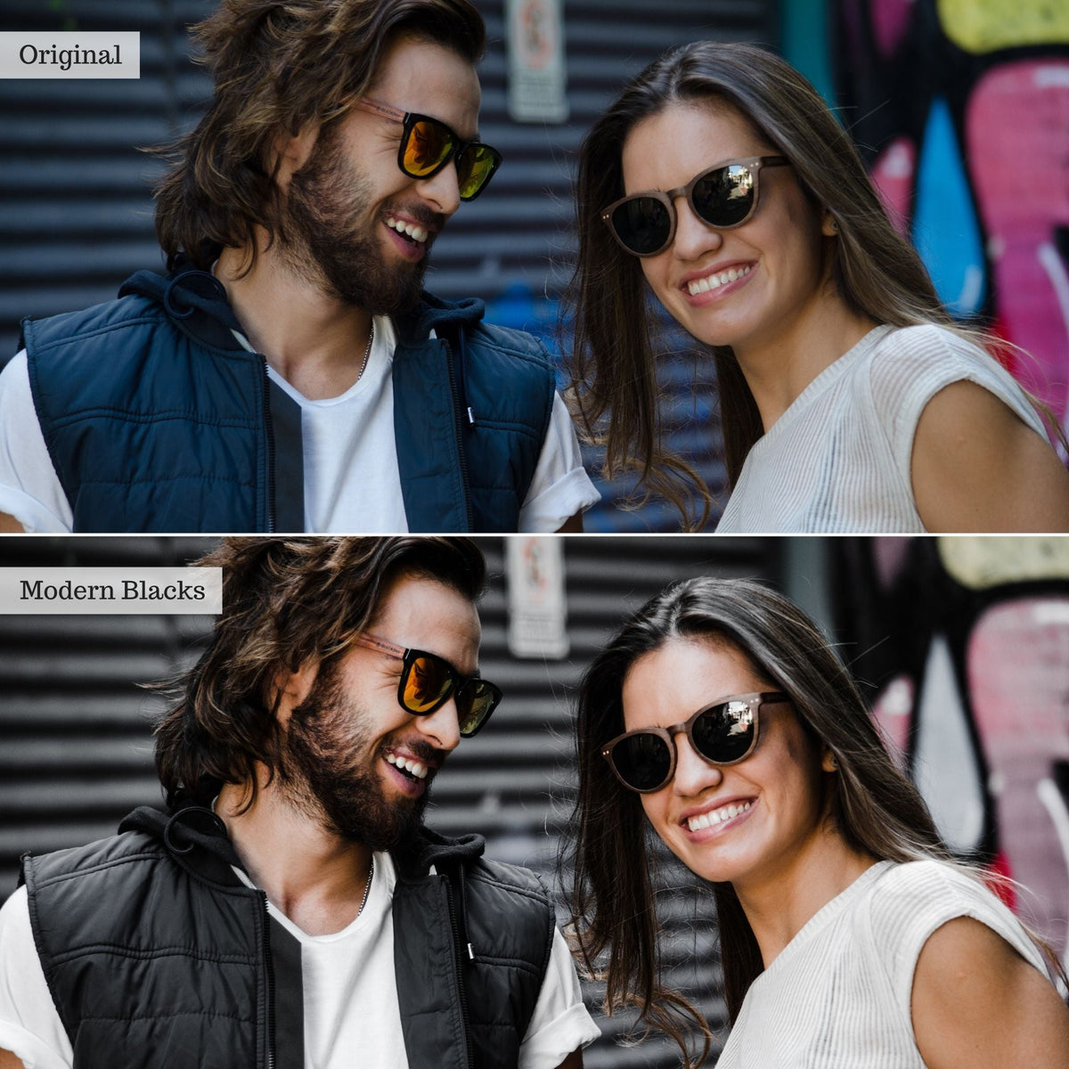 Modern Blacks Instagram Presets for Lightroom Mobile & Desktop
