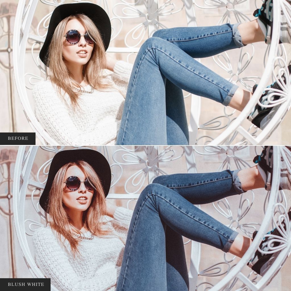 Blush White Instagram Presets for Lightroom Mobile & Desktop