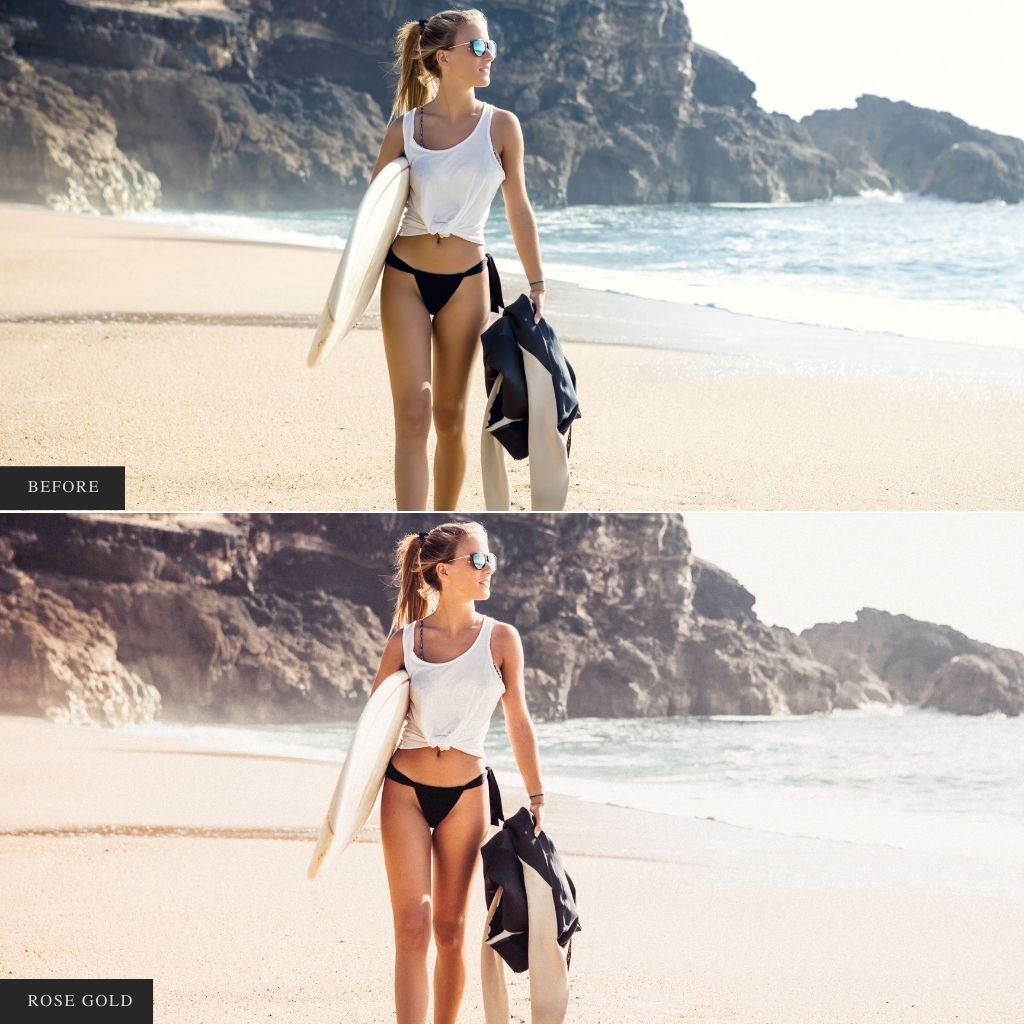 Rose Gold Instagram Presets for Lightroom Mobile & Desktop