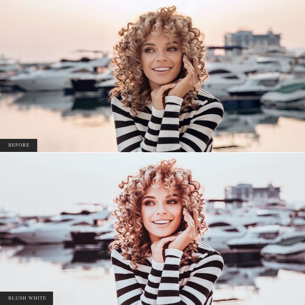 Blush White Instagram Presets for Lightroom Mobile & Desktop
