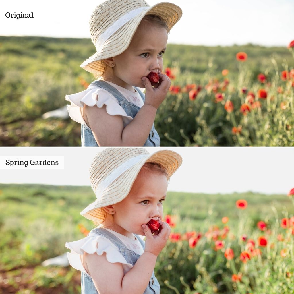 Spring Gardens Instagram Presets for Lightroom Mobile & Desktop