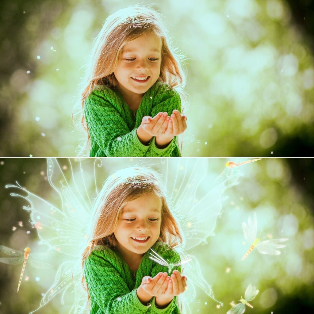 Fairy Wing, Firefly, & Dragonfly Overlays – Photoshop & More