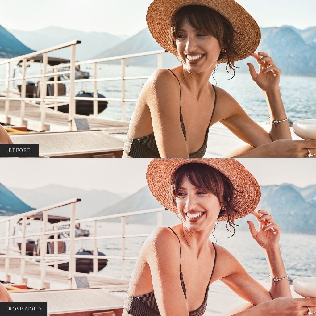 Rose Gold Instagram Presets for Lightroom Mobile & Desktop