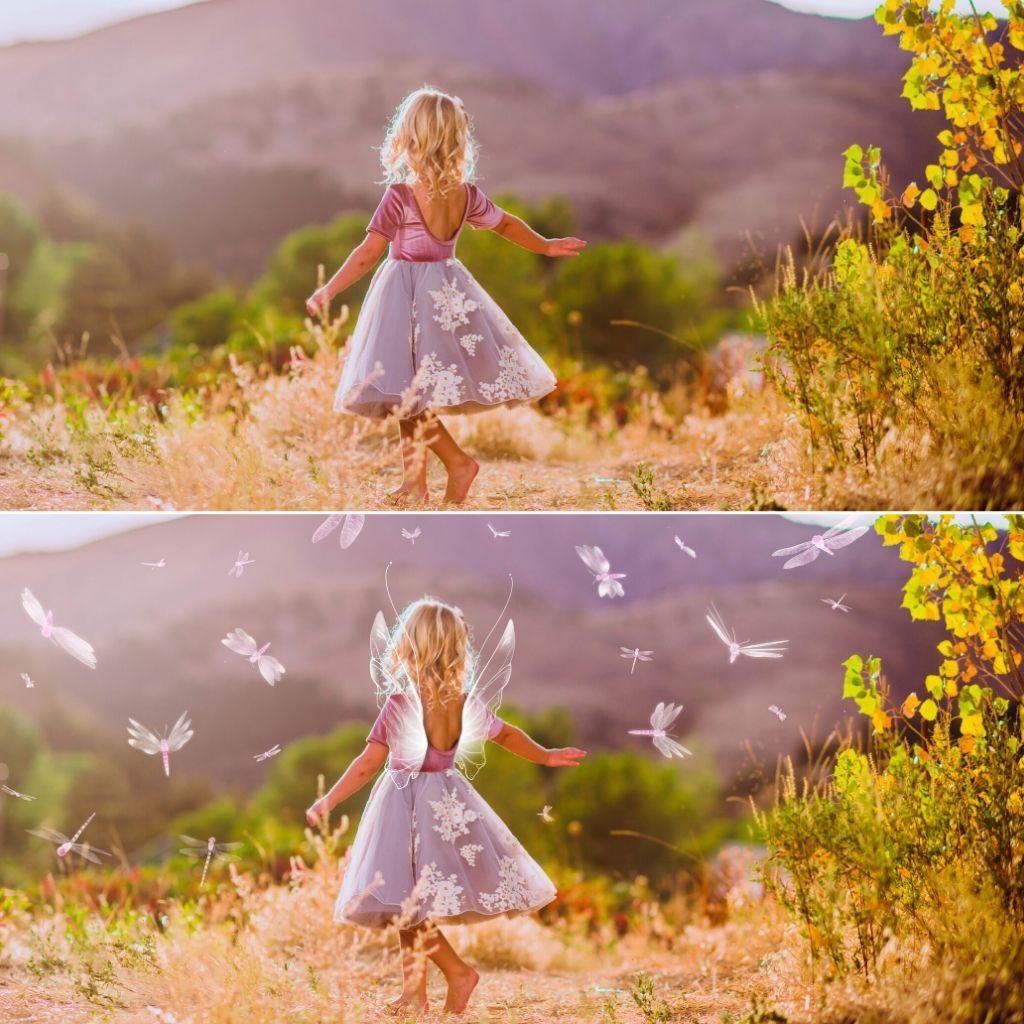Fairy Wing, Firefly, & Dragonfly Overlays – Photoshop & More