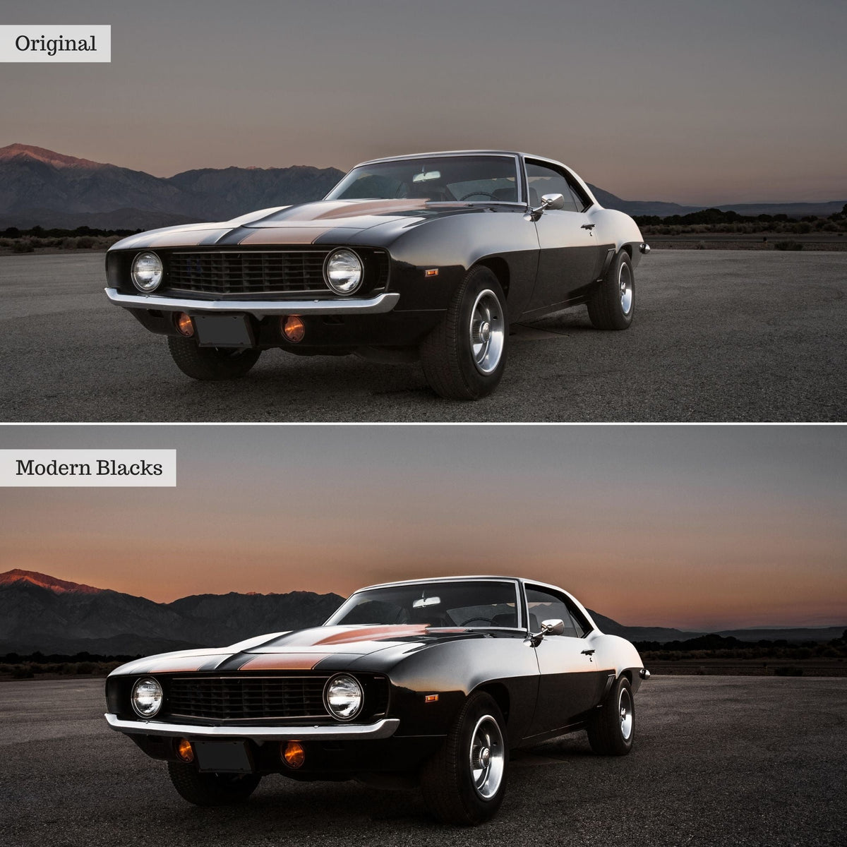 Modern Blacks Instagram Presets for Lightroom Mobile & Desktop