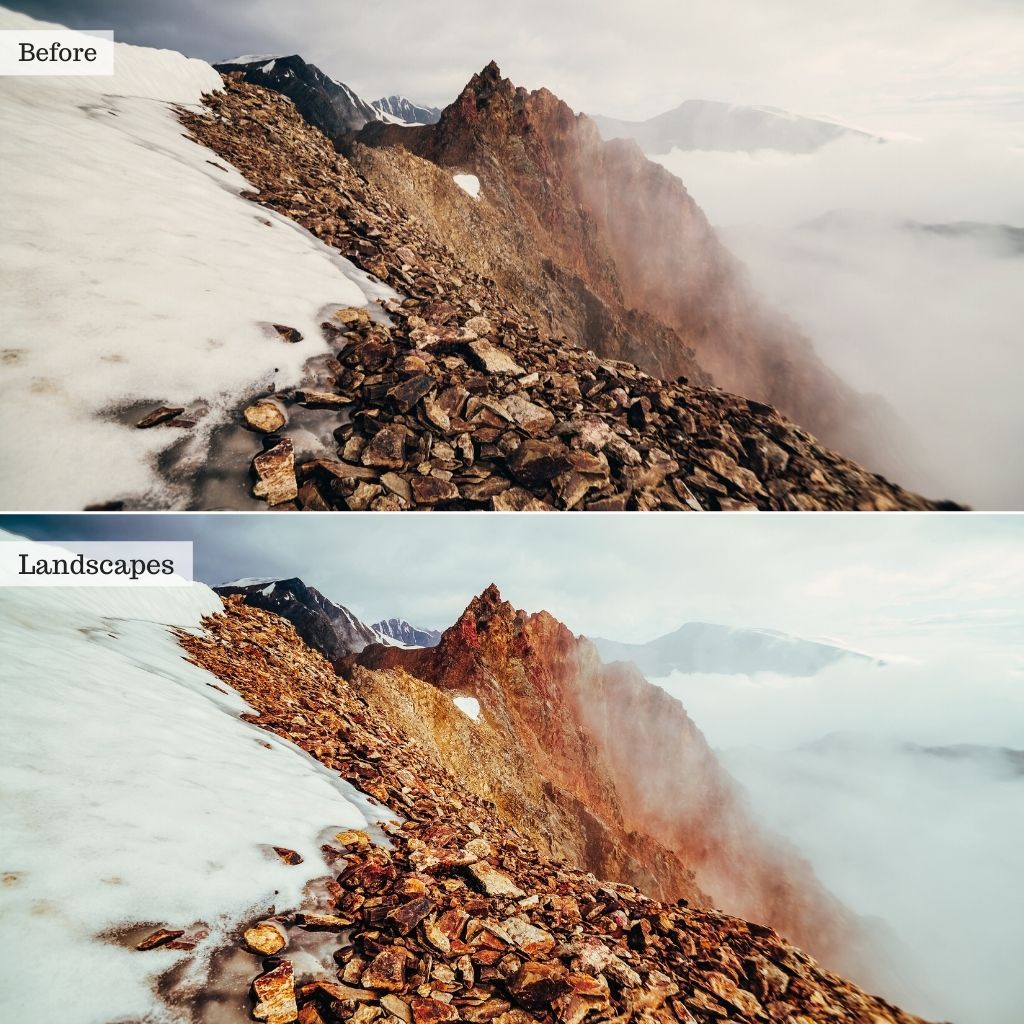 Landscapes Instagram Presets for Lightroom Mobile & Desktop