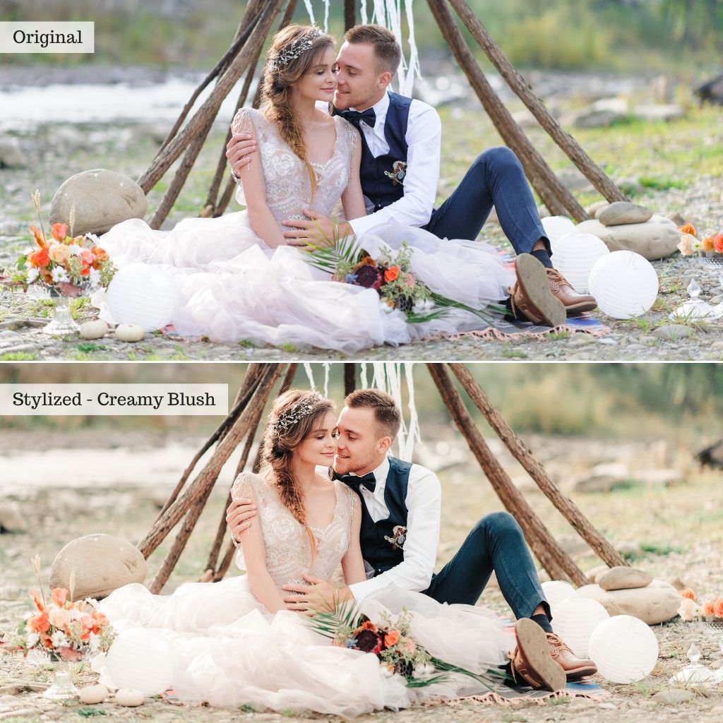 Luxe Weddings Lightroom Presets & AI Tools v2.0 – Desktop & Mobile