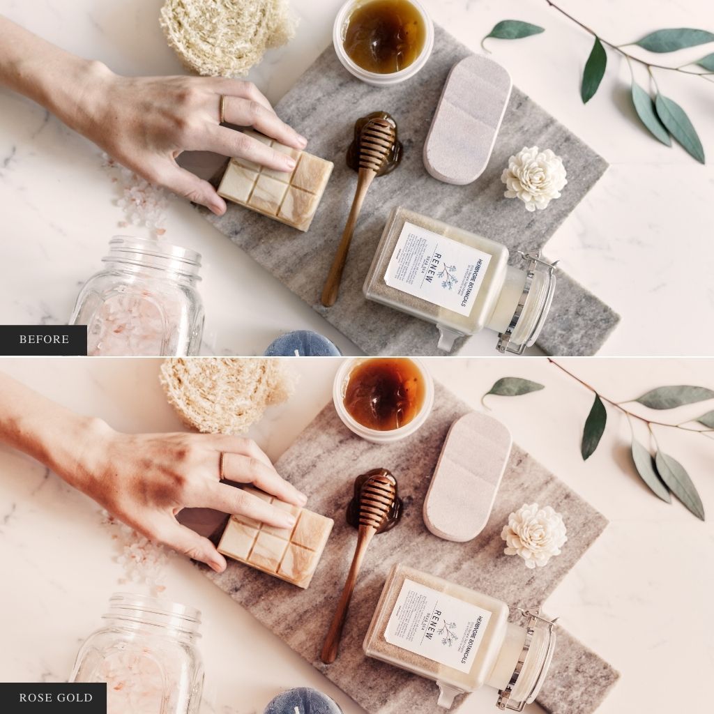 Rose Gold Instagram Presets for Lightroom Mobile & Desktop