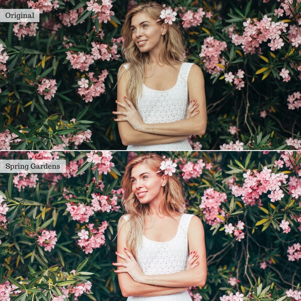 Spring Gardens Instagram Presets for Lightroom Mobile & Desktop