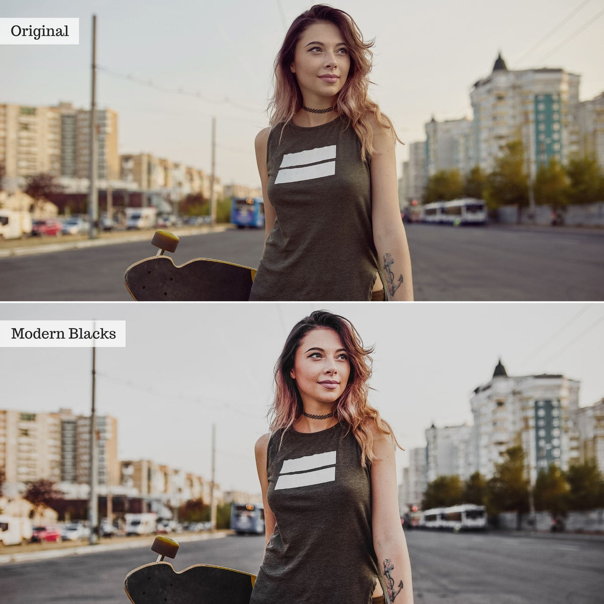 Modern Blacks Instagram Presets for Lightroom Mobile & Desktop