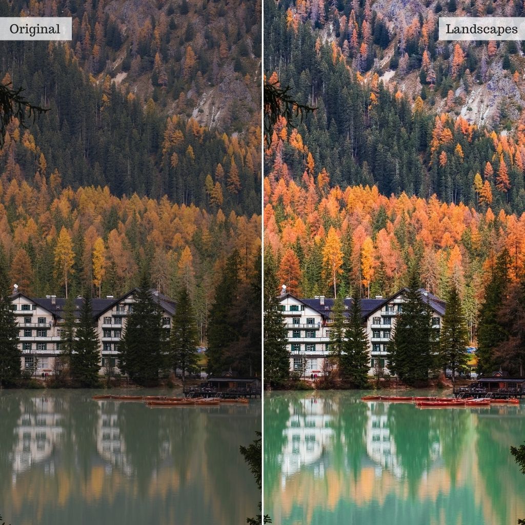 Landscapes Instagram Presets for Lightroom Mobile & Desktop
