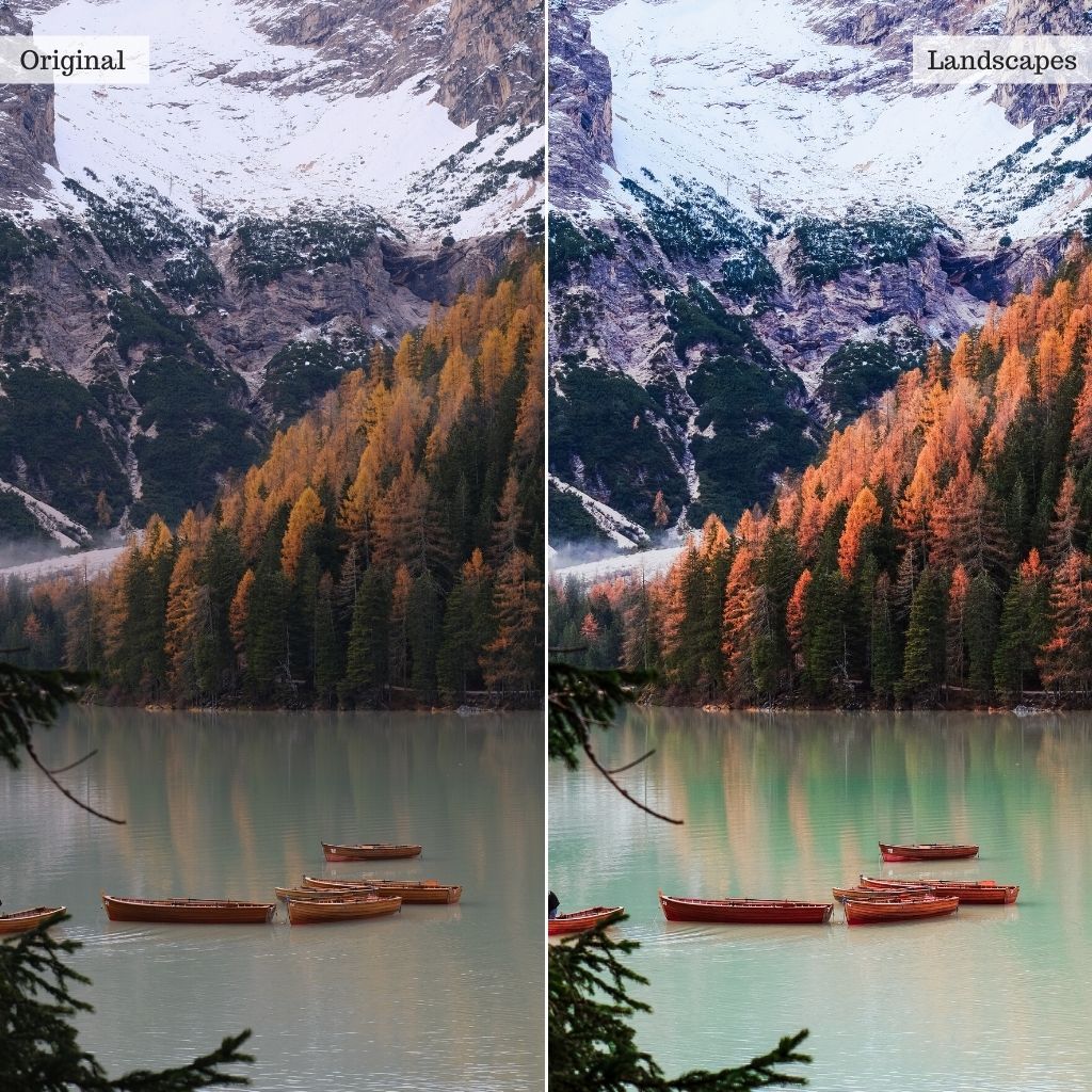 Landscapes Instagram Presets for Lightroom Mobile & Desktop