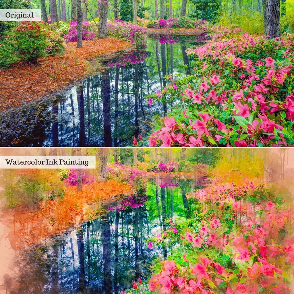 Watercolor, Paint, & More! Photoshop Actions, Brushes, & Overlays