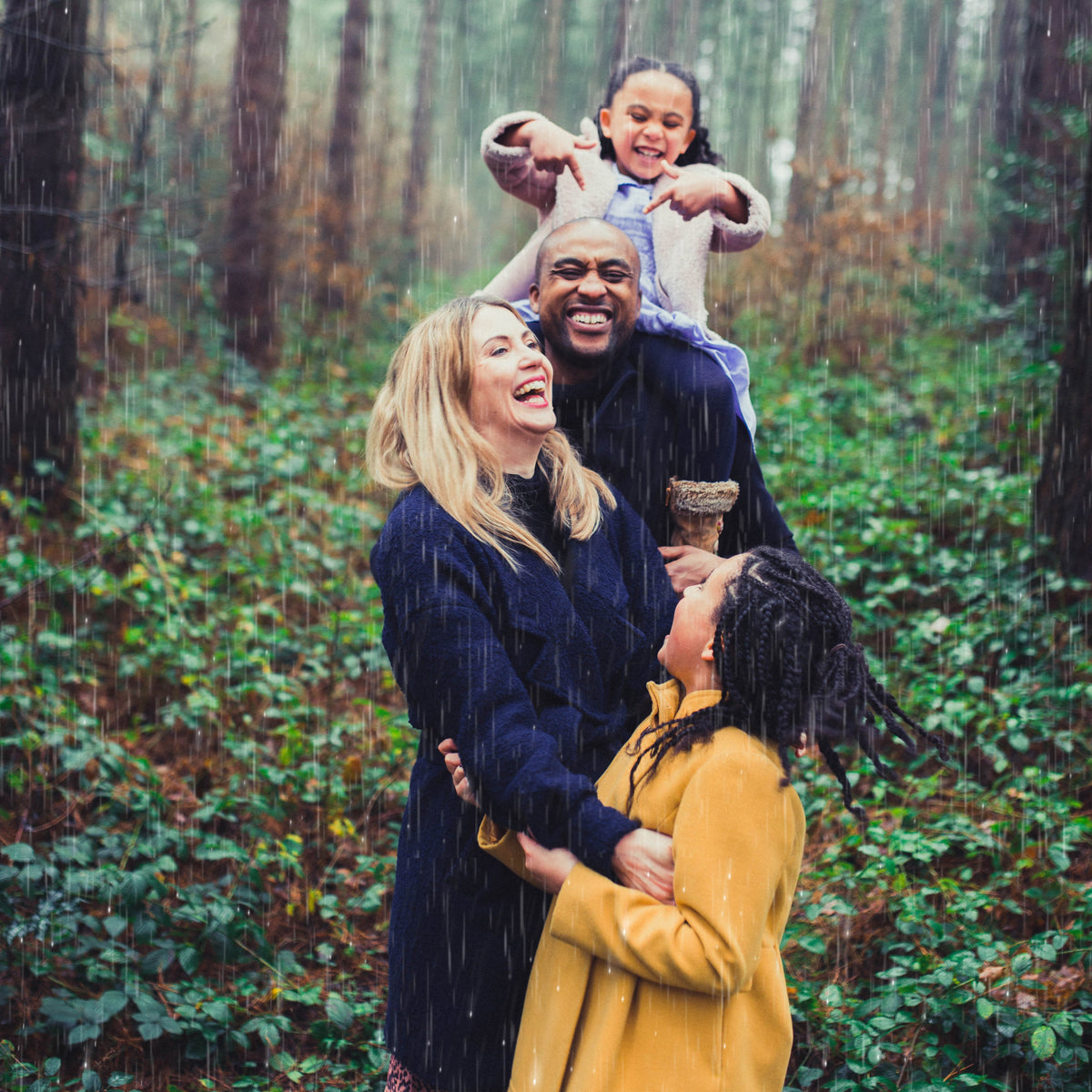 Rain & Rainbow Overlays – Photoshop & More