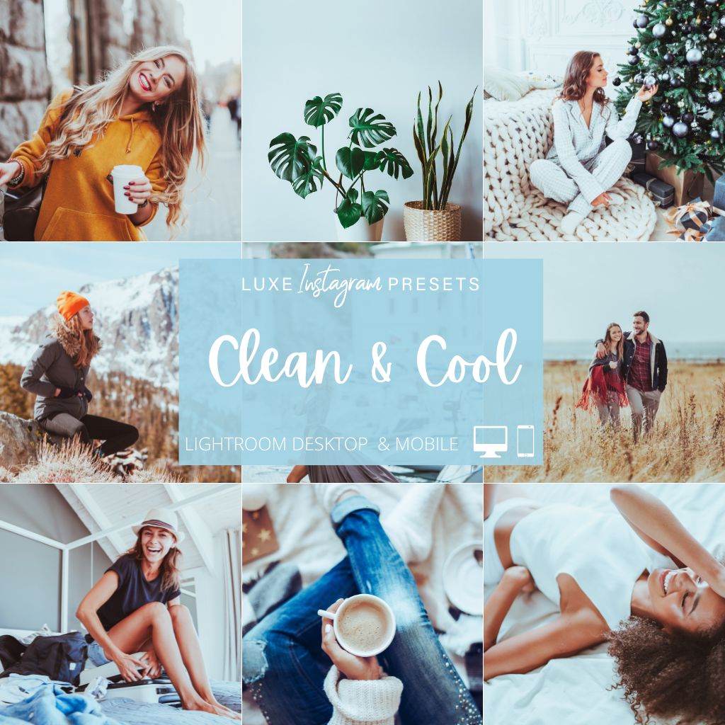 Clean & Cool Instagram Presets for Lightroom Mobile & Desktop