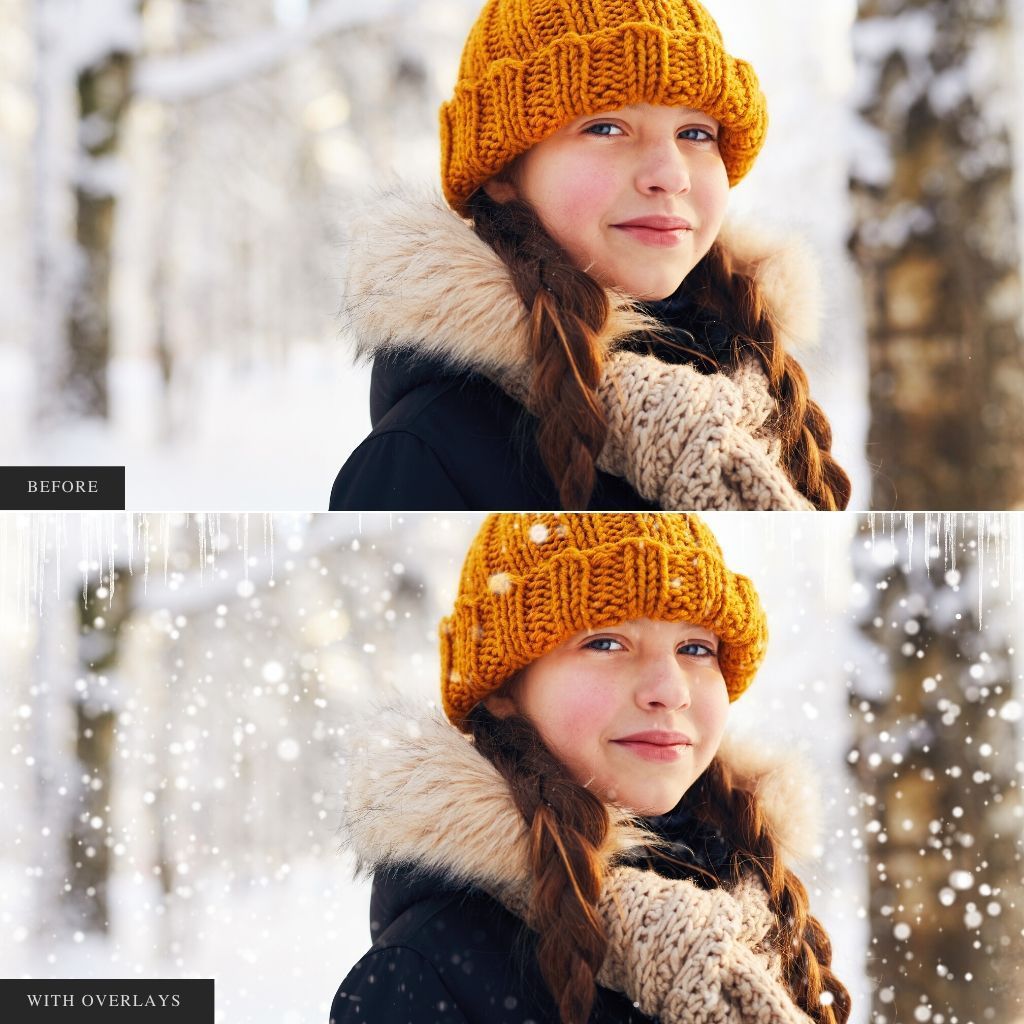 Snow Photoshop Overlays
