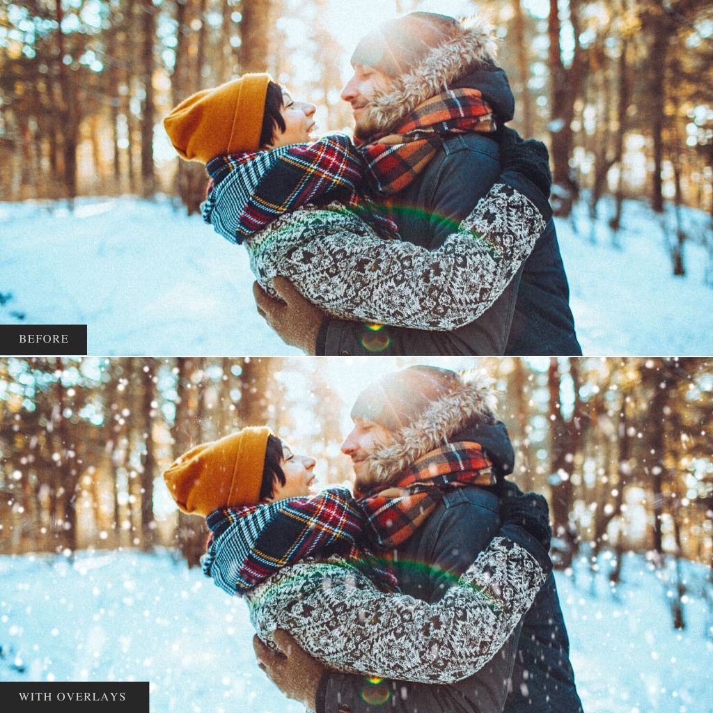 Snow Photoshop Overlays