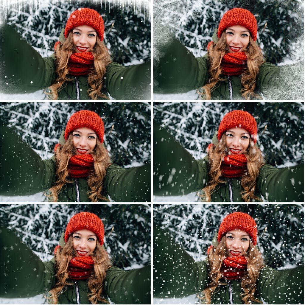 Snow Photoshop Overlays
