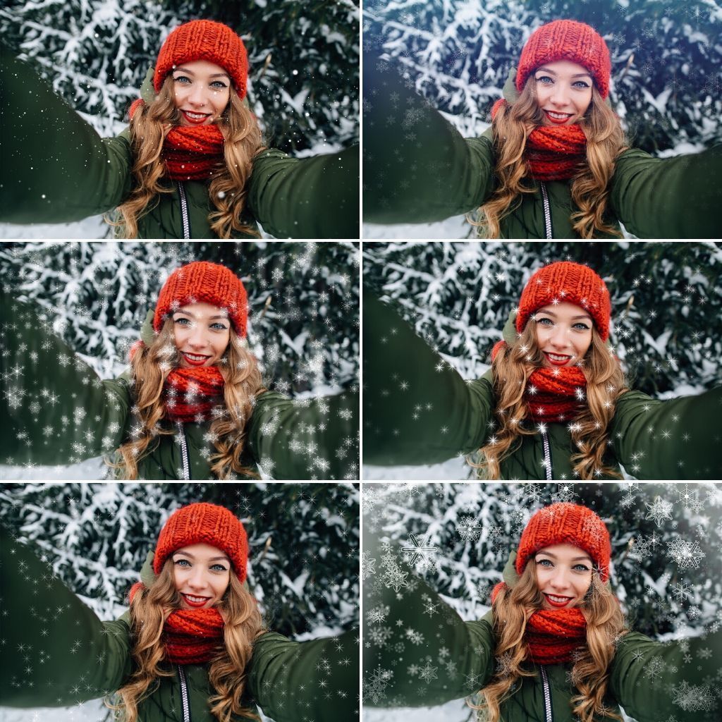 Snow Photoshop Overlays