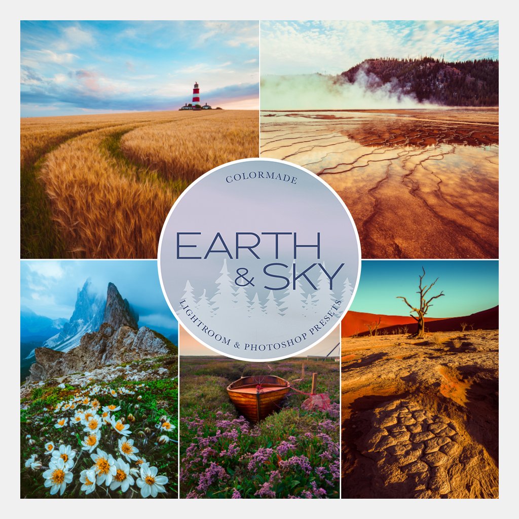 Earth and Sky Lightroom Presets for Mobile & Desktop (+ FREE sky overlays!)