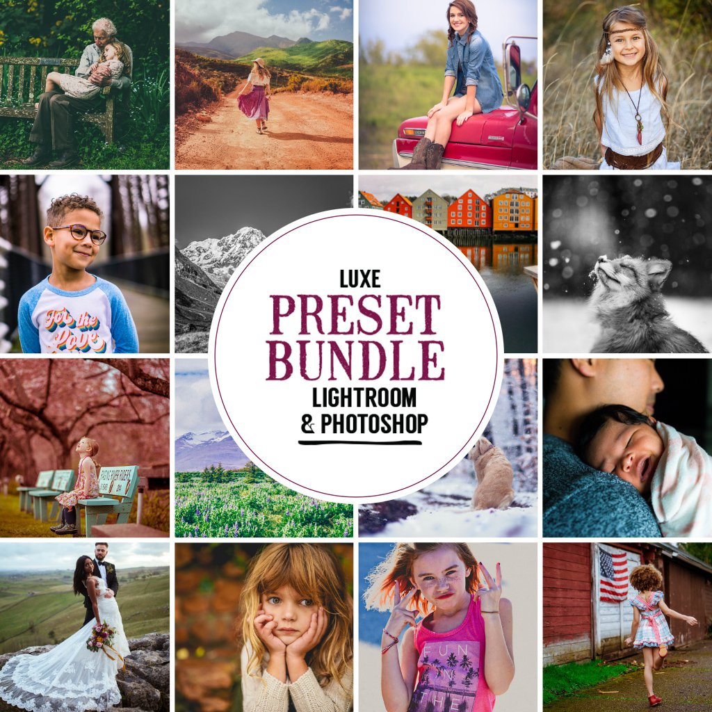Luxe Preset Bundle (28 collections) for Lightroom &amp; Photoshop – Desktop &amp; Mobile