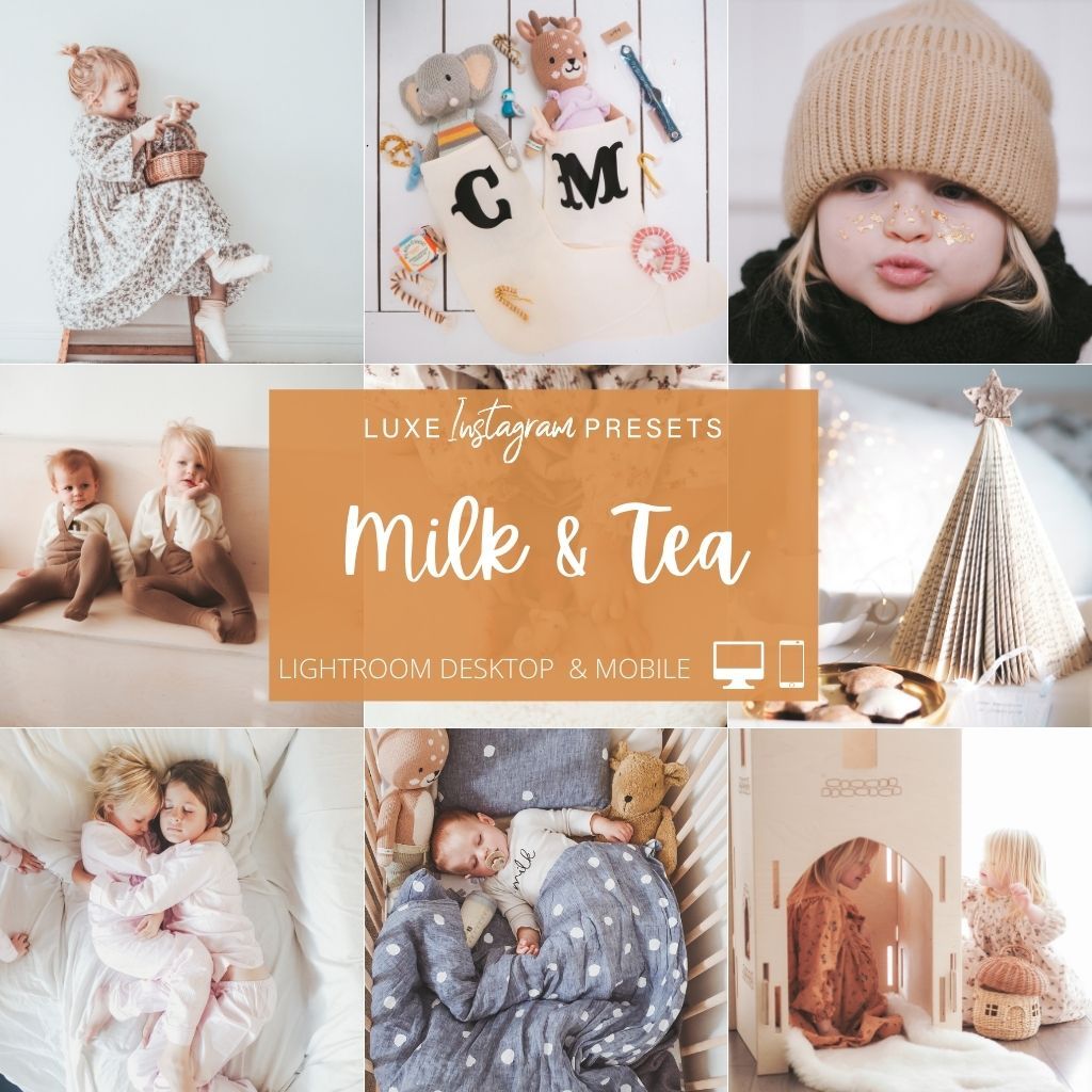 Milk &amp; Tea Instagram Presets for Lightroom Mobile &amp; Desktop