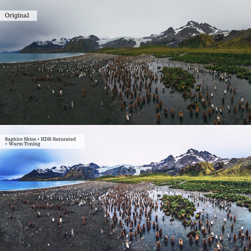 Horizons Landscapes Photoshop Actions