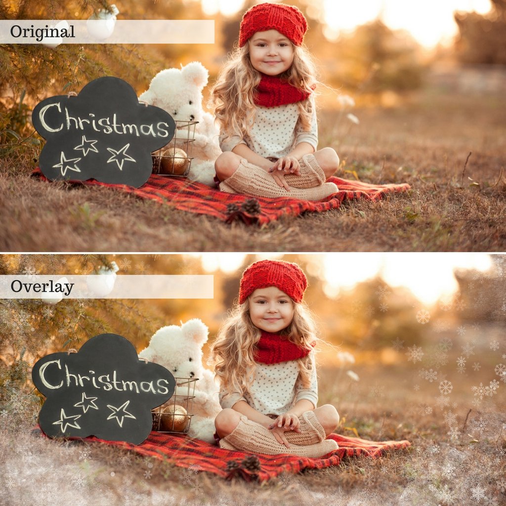 Snow Overlays – Photoshop & More