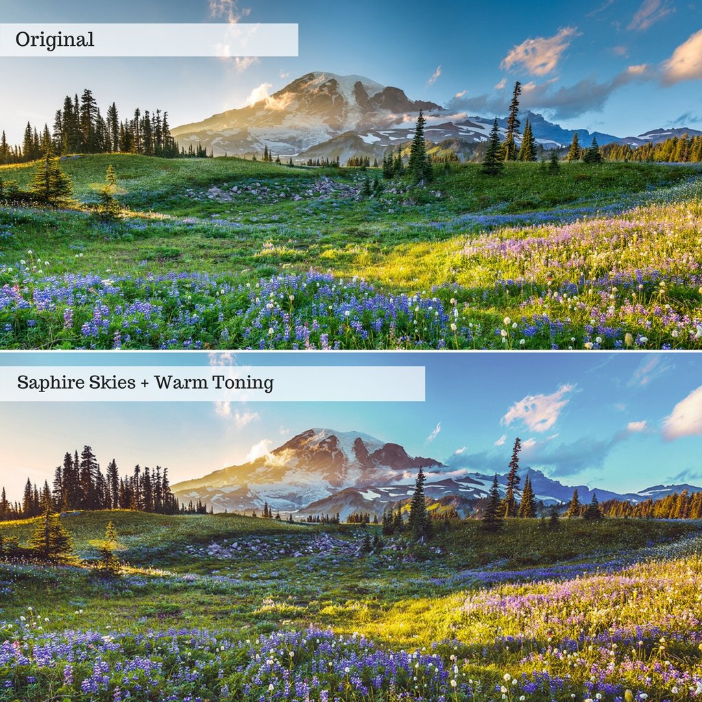 Horizons Landscapes Photoshop Actions
