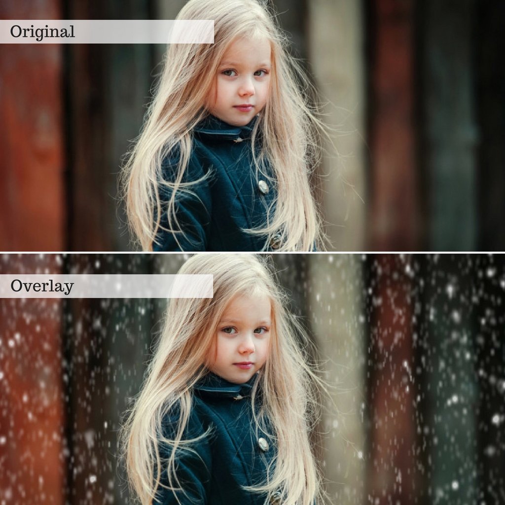 Snow Overlays – Photoshop & More