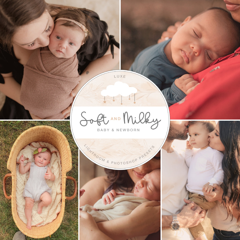 Soft &amp; Milky Baby &amp; Newborn Lightroom Presets – Desktop &amp; Mobile